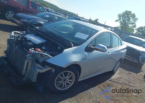 2022 Toyota Prius Le z USA, uszkodzony, nr VIN JTDKAMFU0N3179265